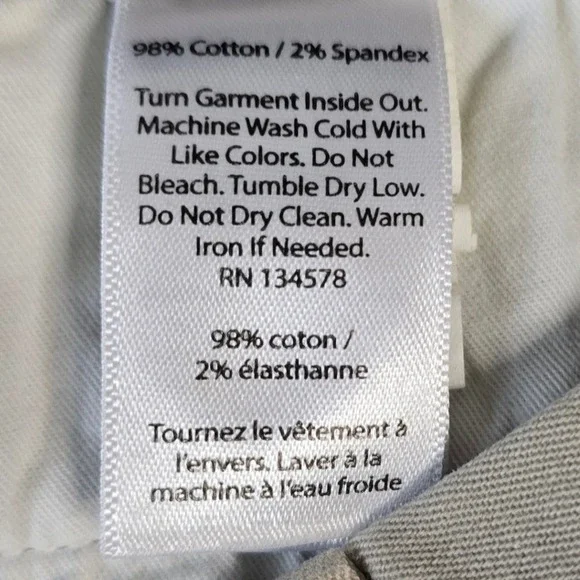 Vineyard Vines Men's Breaker Pants Khaki Tan 34x29 Cotton Twill Chinos Casual - Picture 7 of 11